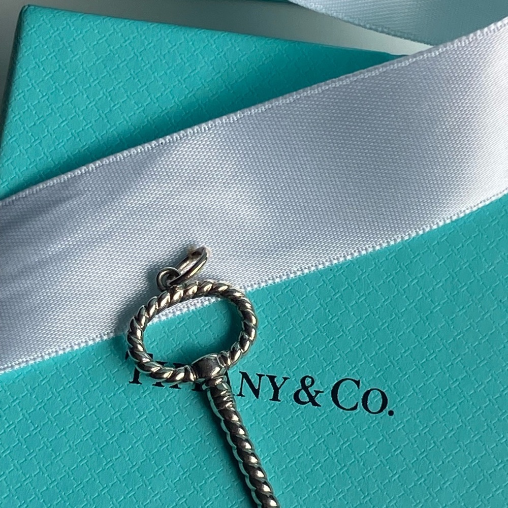 Tiffany & Co. Sterling Silver Oval Twist Pendant - Picture 2 of 8
